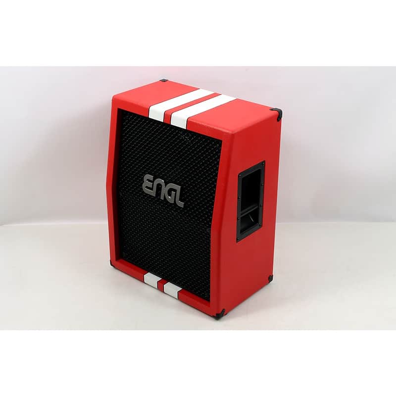 ENGL E212VB 40th Anniversary Limited-Edition 2x12 Guitar Speaker Cabinet Regular Red/White Stripes