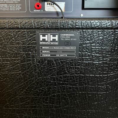HH Electronics HH V-S Musician Reverb 2x12 Combo image 5