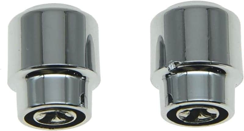 Pack of 2 Plastic Chrome Guitar Barrel Switch Tip 3 Way Pickup Selector Switch Knobs for U.S.or Import Tele/Telecaste image 1