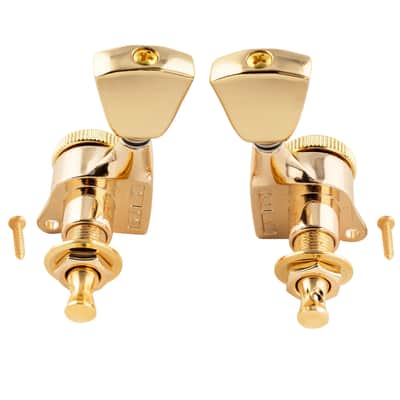 Brio 3x3 Locking Tuners 18:1 Ratio • Full Sealed Locking Machine Heads - Gold image 8