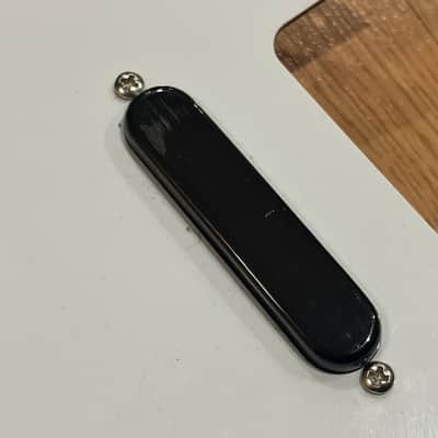 Telecaster Alnico Neck Pickup Black Chrome + 3 Ply Pickguard image 2