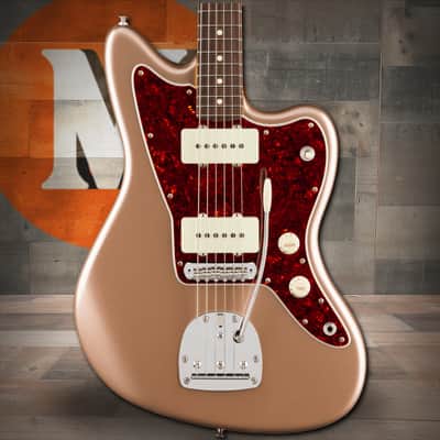 Fender American Professional Classic Jazzmaster Rosewood Fingerboard - Faded Firemist Gold image 1