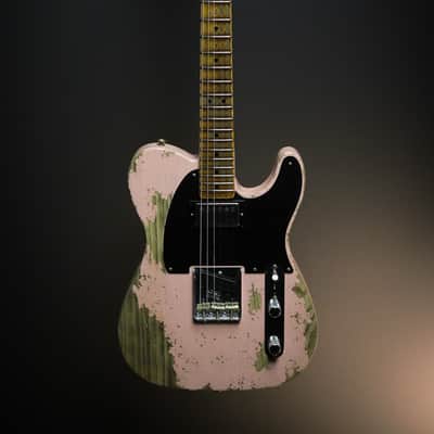 Fender Fender Custom Shop 1951 HS Telecaster - Super Heavy Relic Shell Pink 2024 - Super Heavy Relic Shell Pink image 2