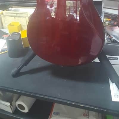 Jay Turser "Music Man Stingray" Style Transparent Red image 4