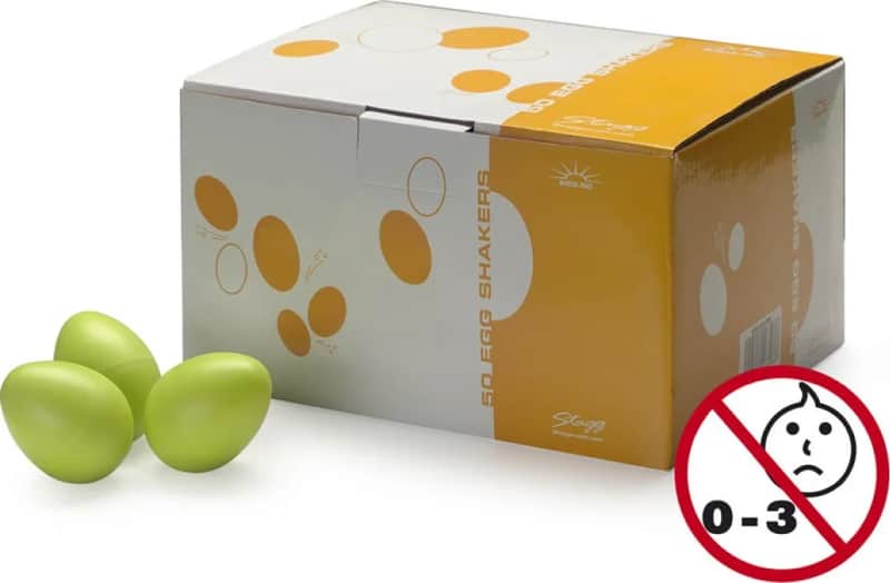Box of 50 plastic egg shakers image 1