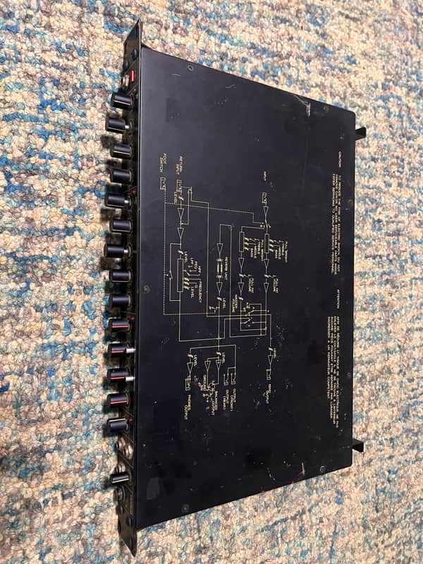 Yamaha PG1 Rackmount Guitar Preamp 1980s - Black image 1