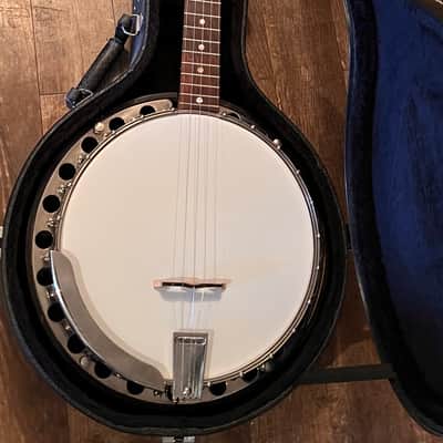OME Grubstake five string banjo 1973 - Mahogany image 7