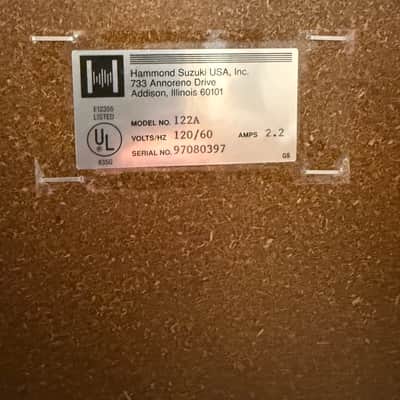 Leslie Model 122a Dual-Speed Rotating Speaker Cab 1970s - Natural image 6
