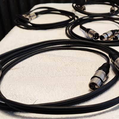 4 Pack XLR Splitter Cable Balanced 3-Pin 1 XLR Male to 2 XLR Female Y-Splitter Microphone Cable - 6 ft image 2