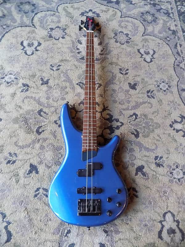Ibanez SR500 Soundgear Electric Bass Active 1990s Metallic Blue image 1