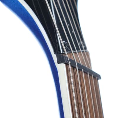 Jackson X Series Soloist Arch Top SLAT7 MS, Laurel Fingerboard, Metallic Blue, Pro Setup (A12) (43171) image 7