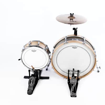 Foot Operated Drum Kit Pro Ebony, Maple by Side Kick Drums imagen 1