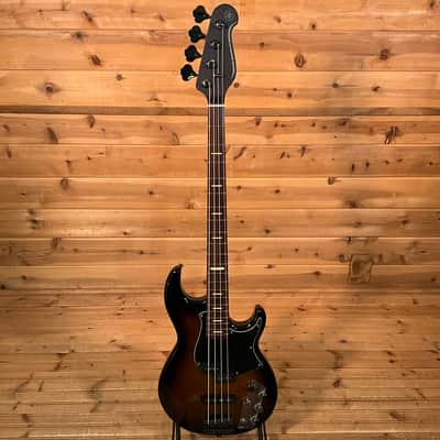 Yamaha BB734A 4-String Electric Bass Guitar - Dark Coffee Sunburst image 2