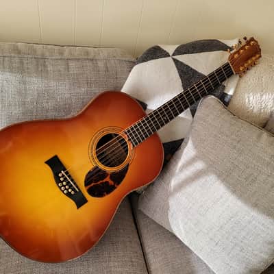 Bischoff Acoustic Guitar 9-String (not 12-String) Custom Artist Series Luthier Hand-Crafted 2013 Sunburst Adirondack Madagascar RW Excellent! image 1