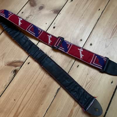 Circa 1980s / 90s Fender Monogrammed Guitar Strap USA image 4