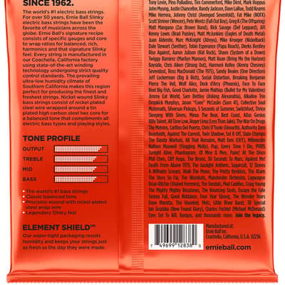 Bass Guitar Strings Ernie Ball 32-130 Slinky 6-String Long Scale 100% Genuine image 2