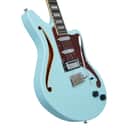 D'Angelico Premier Series Bedford SH Electric Guitar w/Tremolo Sky Blue