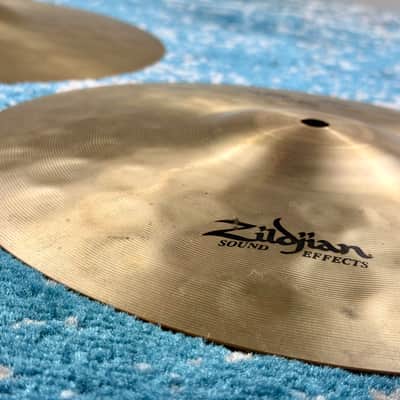 1998 12” Zildjian REMIX HIHATS 664g 965g image 9