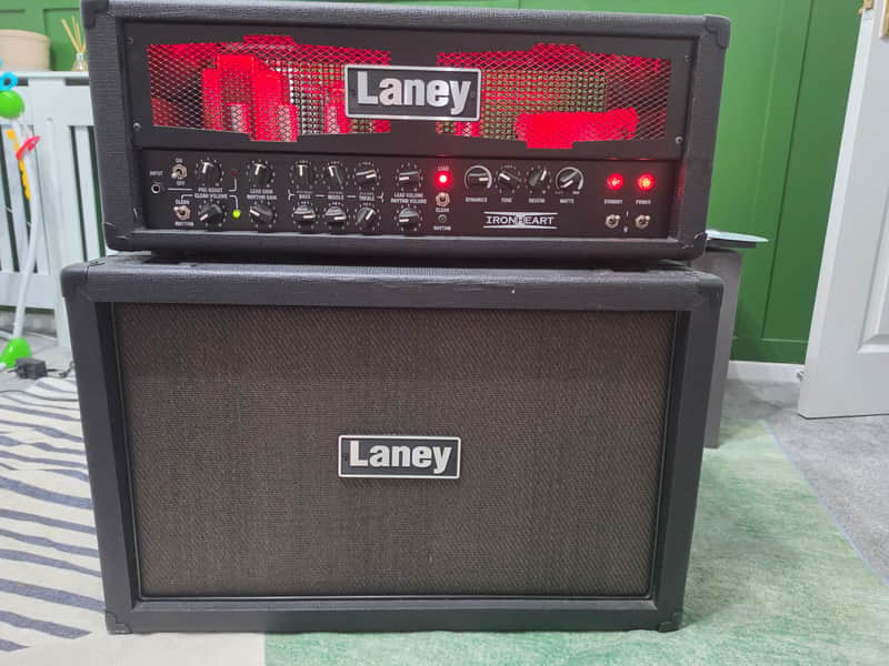 Laney IRT120H Ironheart 120-Watt Tube + IRT212 2x12 Cabinet image 1