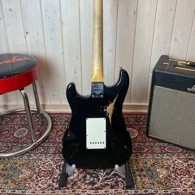 Fender Limited Edition Custom Shop 1967 HSS Strat Relic 2024 - Aged Black image 9