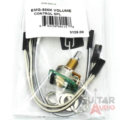 EMG 500k Solderless B160 Volume Control Short SPLIT SHAFT Pot (3128.00) image 2