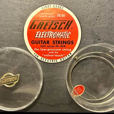 Vintage Gretsch Electromatic No. 624 Guitar Strings Jewel Box Container 50s-60s Case Candy image 4