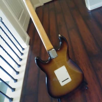 Austin Strat Style Guitar HSS - Sunburst - Flamed Maple Top/Back image 8
