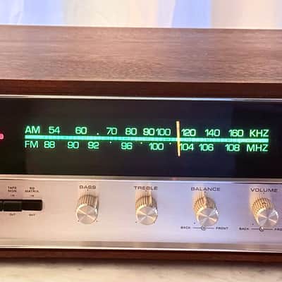 Harman/Kardon 50+ Vintage Multichannel Receiver with Original Wood Case — Serviced, Cleaned, LED Dial Lighting image 2