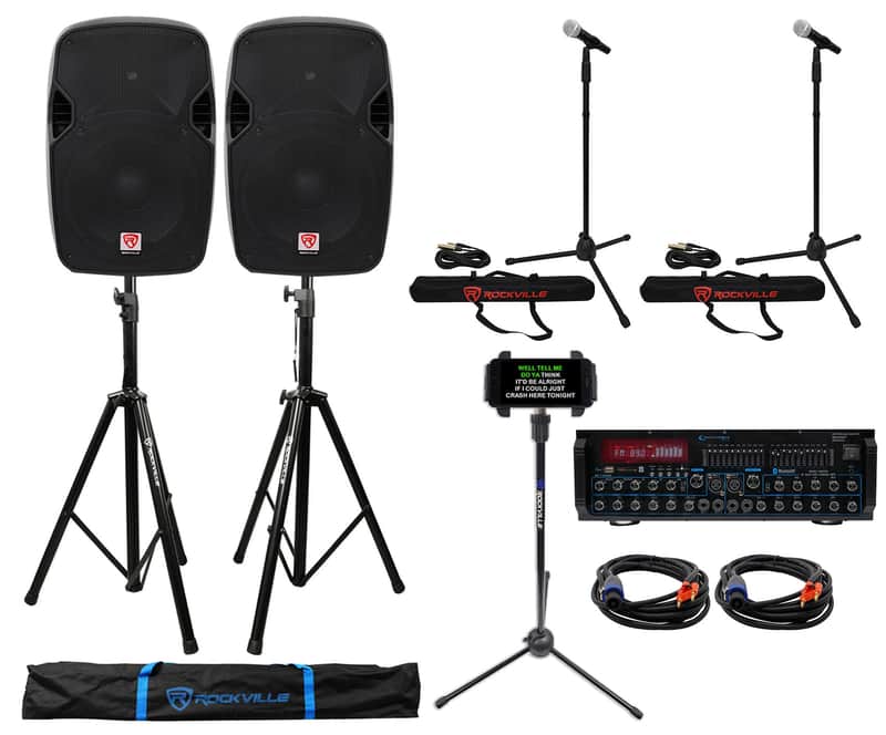 Rockville+Technical Pro Youtube Karaoke Machine System Mixer w/ Bluetooth image 1