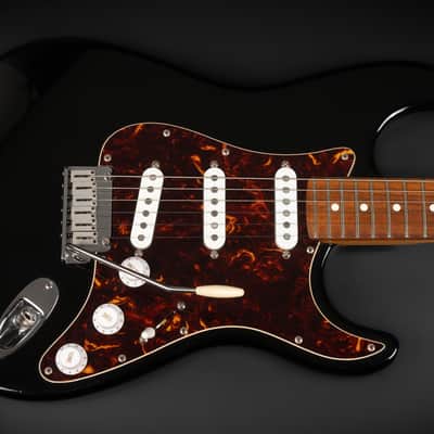 1990 Fender American Standard Stratocaster RW - Black | USA Vintage Rosewood Fretboard Kinman Blues Noiseless Pickups PLEK | OHSC image 4