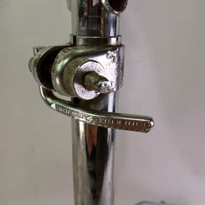 Capelle Pro-Mark Orange Hi-Hat Stand Vintage 70s Made-France Dual-Spring Chrome image 5