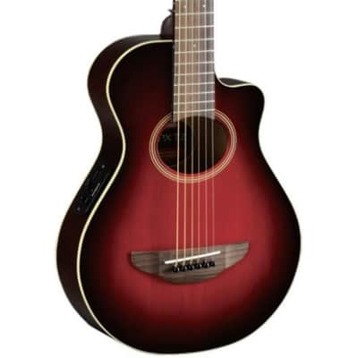 Yamaha APX T2 Travel Electro Acoustic - Dark Red Burst image 1