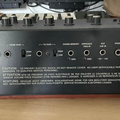 Korg PolySix 1980s - Navy Blue (Kiwi Six mod, midi) owned by Junkie XL, professionally serviced in 2025 image 10