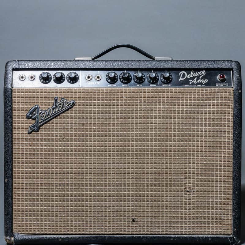 Fender Deluxe Non Reverb AB763 Blackface 1965, Black image 1