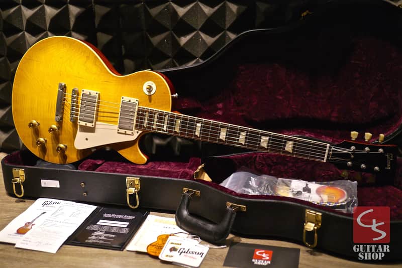2009 Tom Murphy Aged Gibson Custom Shop 1958 Reissue R8 Lemon Burst with Madagascar rosewood. image 1