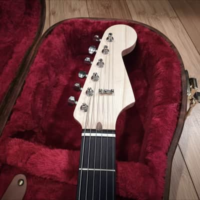 Sargent Guitars | Custom Built One-Piece Aged Acacia Koa Hardtail Strat | Lindy Fralin Real '54 Pickups | Warmoth Neck | 8.6 lbs | NEW Build | w/New Fender Poodle Case image 10