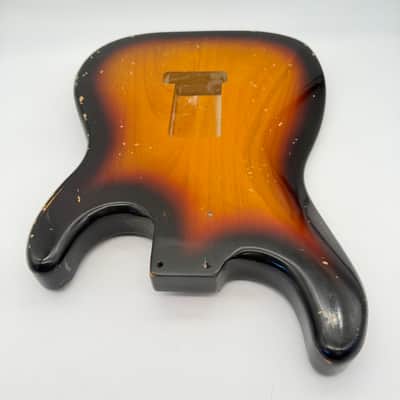 MJT Stratocaster Relic Body Alder Nitro Lefty Light mjt6629 image 7
