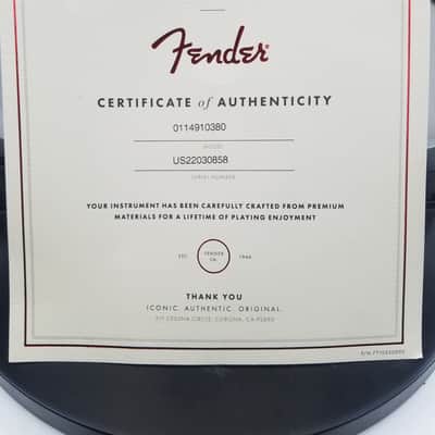 Fender American Performer Stratocaster with Rosewood Fretboard 2022 Arctic White image 14