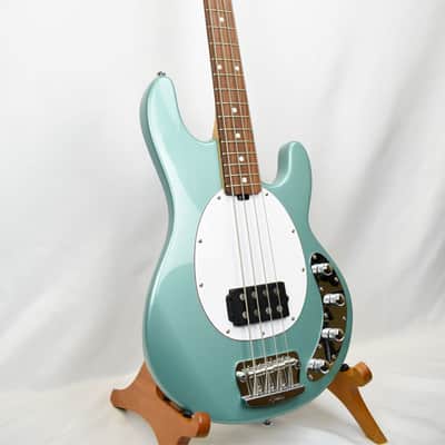 Sterling by Music Man StingRay RAY34 Dorado Green Active 3 Band EQ Alnico Humbucker image 4
