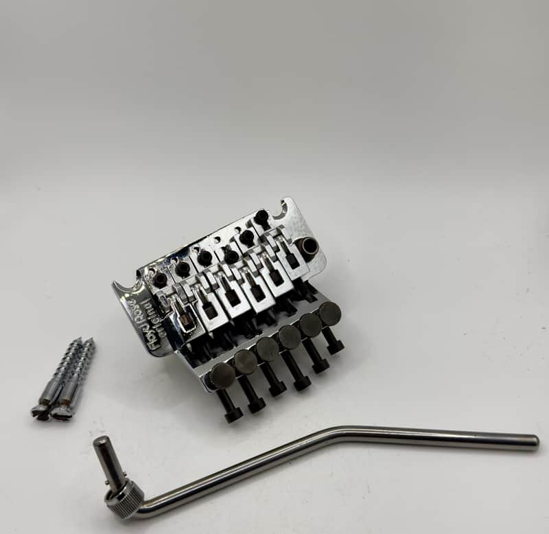 Floyd Rose Original Double Locking Tremolo Bridge Made In Germany 1990’s - Chrome image 1