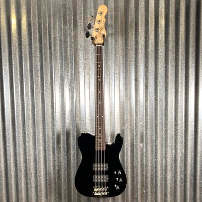 G&L USA Fullerton Deluxe ASAT 4 String Bass Jet Black & Bag #8120 image 2