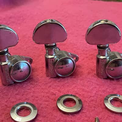 vintage 1960's - 1970's MINTY Grover USA tuners for Martin D-28 Gibson Les Paul S1 Marauder es-335 SG 175 Flying V image 4