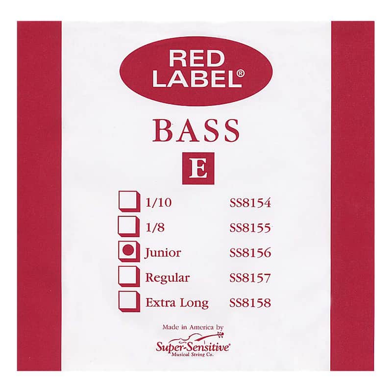 Super Sensitive 8106 Pure Nickel Contra Bass Strings, Custom image 1