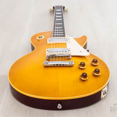 2000 Gibson Custom Shop Historic 1959 Les Paul Standard R9 Plain Top Unburst, 100% Original w/ 57 Classic PAFs, Case image 10