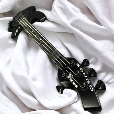 Ernie Ball Music Man Bongo 4 String HH, Stealth / Ebony image 9