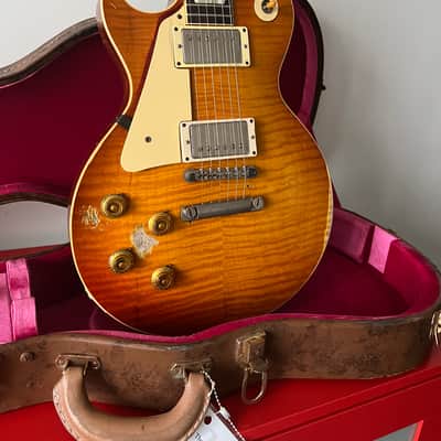Gibson Les Paul 1959 Reissue 2023 - Gemini Burst - Brazilian board - Ultra Heavy Aged Murphy Lab image 10
