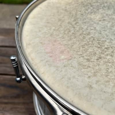 PRE SERIAL Ludwig No. 444 Club Date 9x13" Rack Tom with Keystone Badge 1961-1964 WHITE MARINE PEARL WMP image 8
