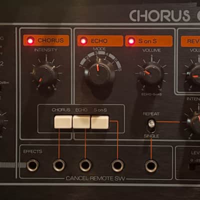 Roland SRE 555 Chorus Echo 1982 - Black
