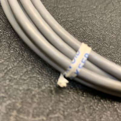 Late 1960’s Fender grey instrument cable N.O.S. With original ties image 4