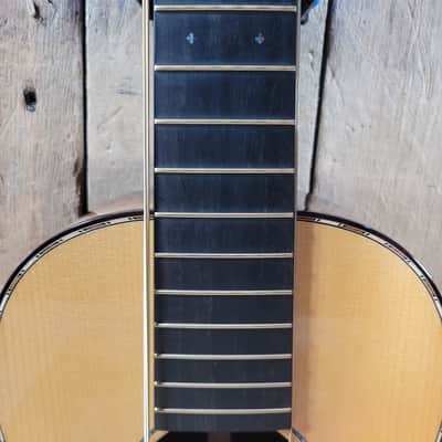Preston Thompson Guitars Size 2 BA Brazilian Rosewood and Spruce Parlor Guitar with Calton Case - Natural image 22